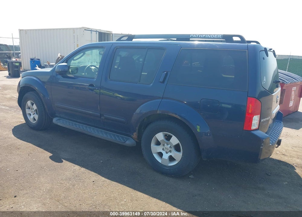 2006 NISSAN PATHFINDER SE VIN: 5N1AR18W86C619957
