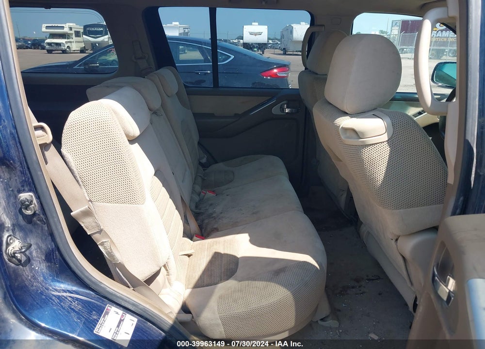 2006 NISSAN PATHFINDER SE VIN: 5N1AR18W86C619957
