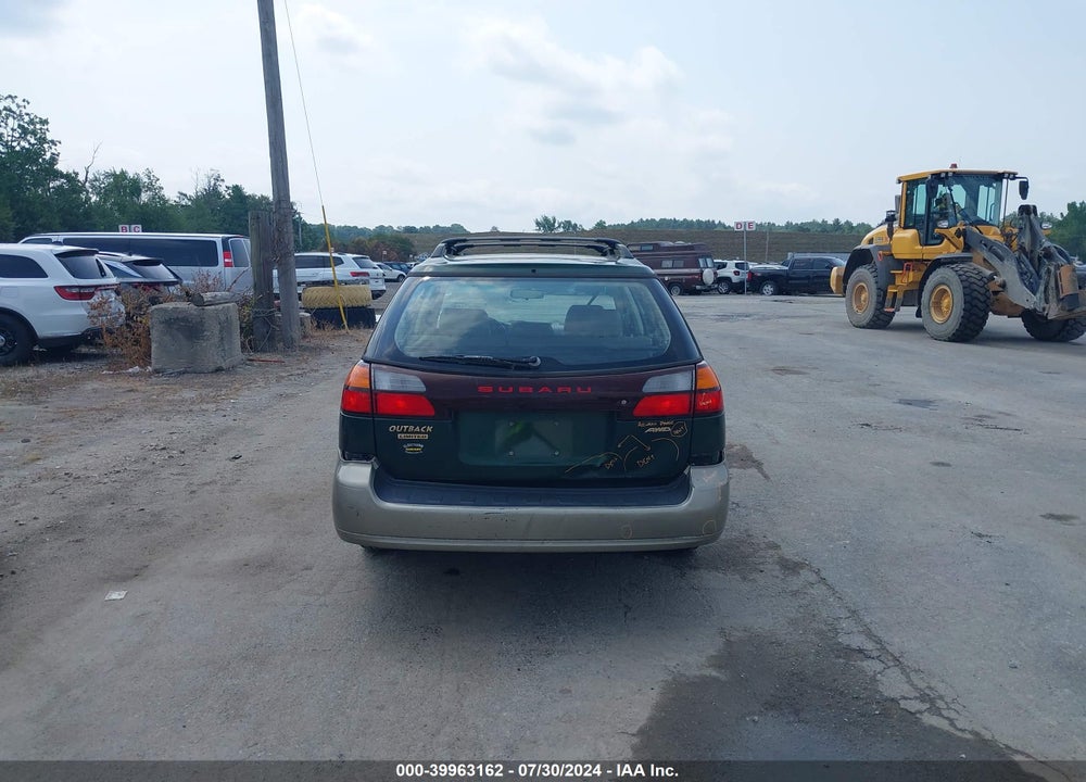 2002 SUBARU OUTBACK LIMITED VIN: 4S3BH686127663150