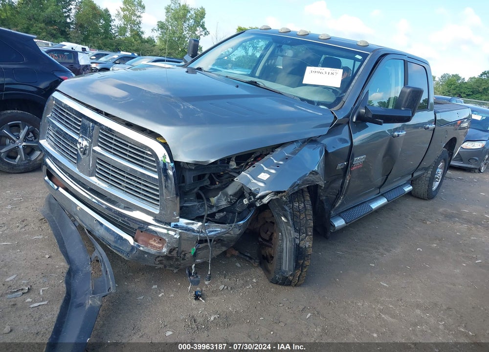 2012 RAM 2500 SLT VIN: 3C6TD5DT9CG235426
