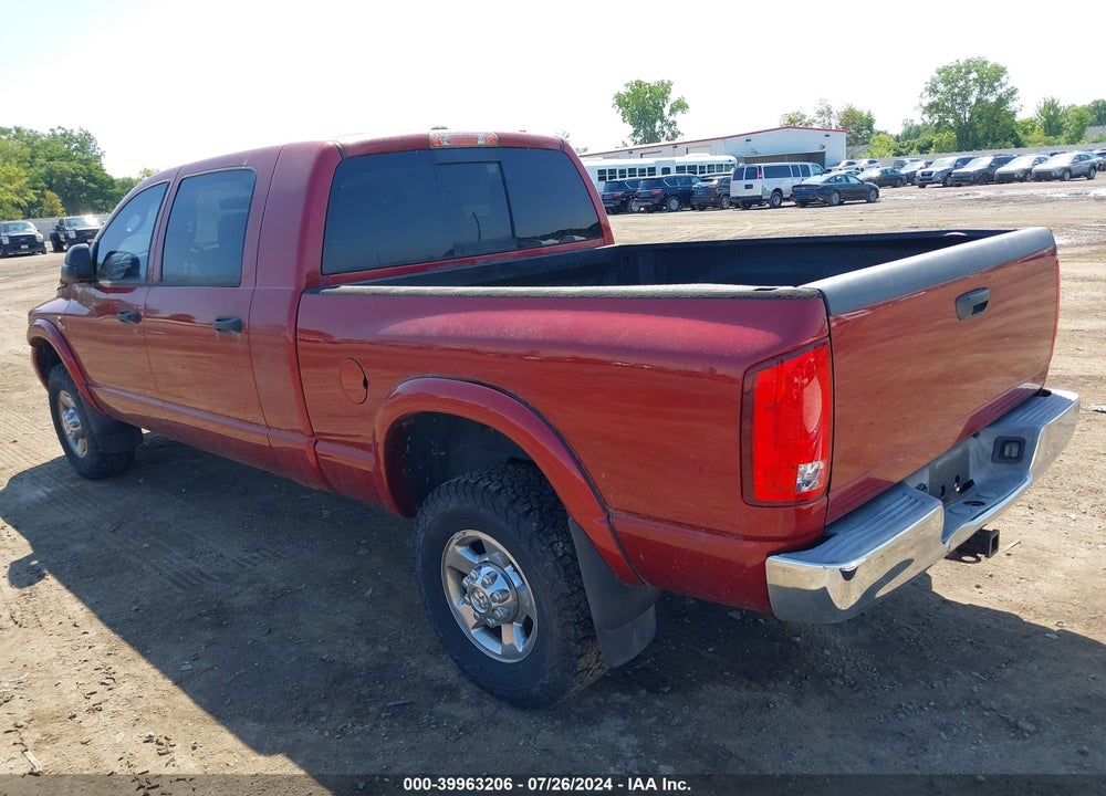 2006 DODGE RAM 2500 LARAMIE VIN: 3D7KS29C16G182068