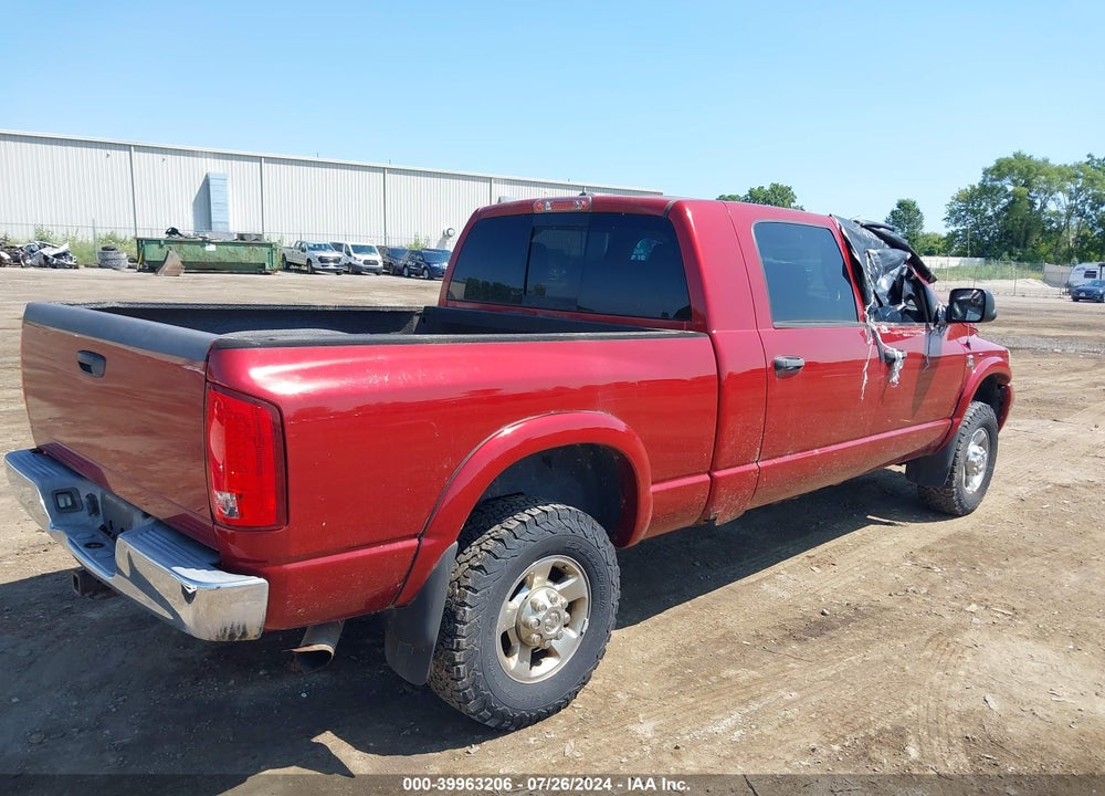 2006 DODGE RAM 2500 LARAMIE VIN: 3D7KS29C16G182068