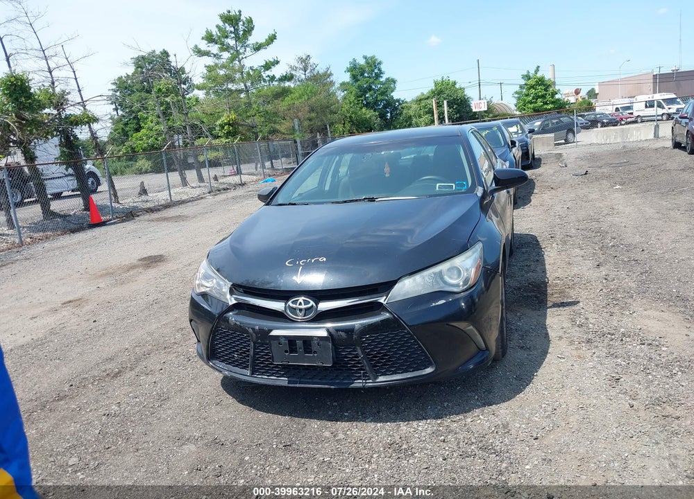 2016 TOYOTA CAMRY SE VIN: 4T1BF1FK0GU153580