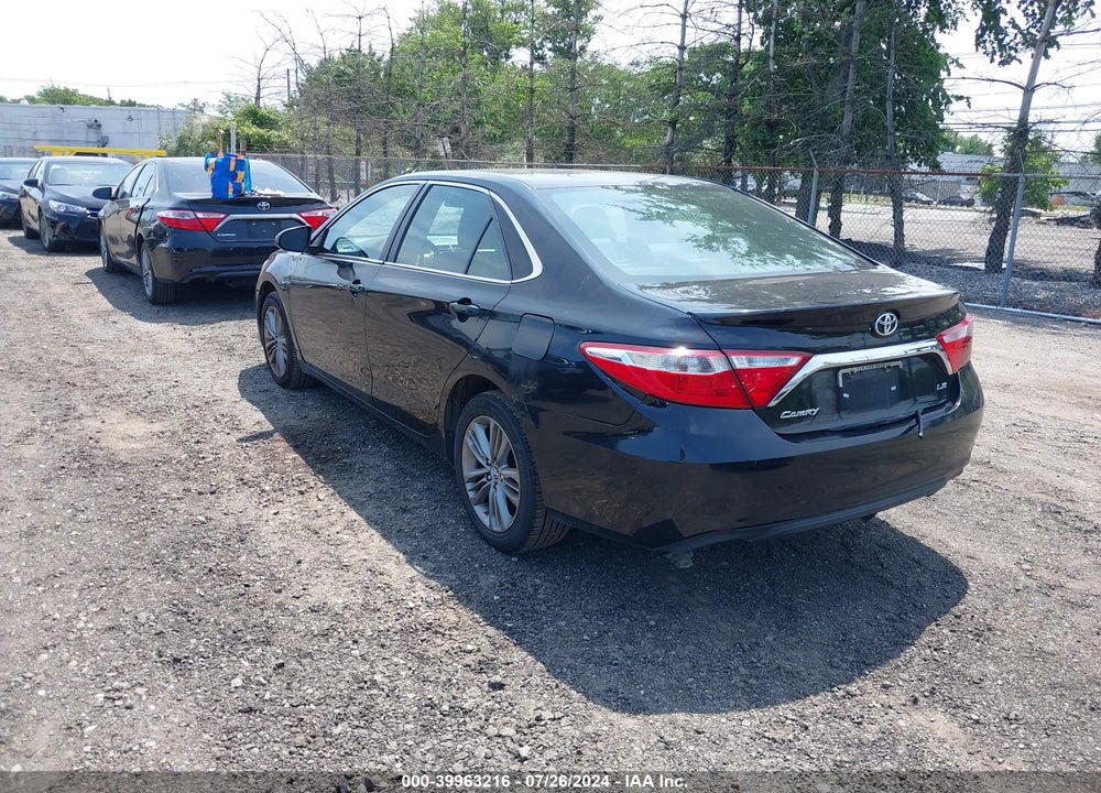 2016 TOYOTA CAMRY SE VIN: 4T1BF1FK0GU153580
