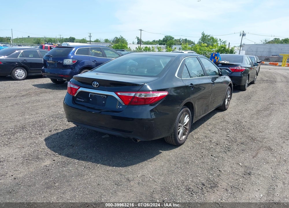 2016 TOYOTA CAMRY SE VIN: 4T1BF1FK0GU153580