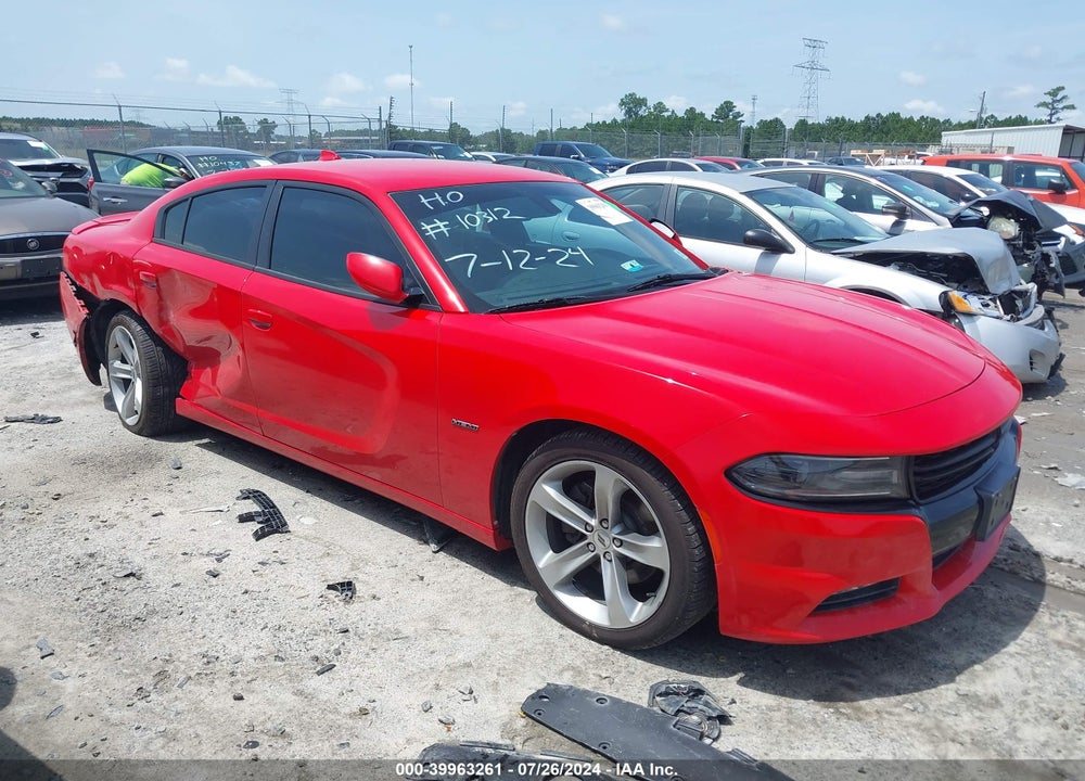 2017 DODGE CHARGER R/T RWD VIN: 2C3CDXCT5HH609290