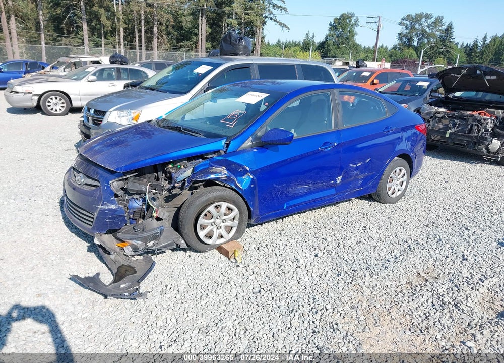 2014 HYUNDAI ACCENT GLS VIN: KMHCT4AE7EU700616