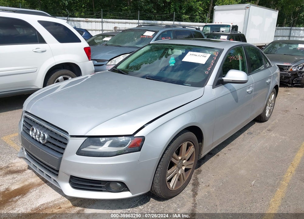 2009 AUDI A4 2.0T PREMIUM VIN: WAULF78K79N058792