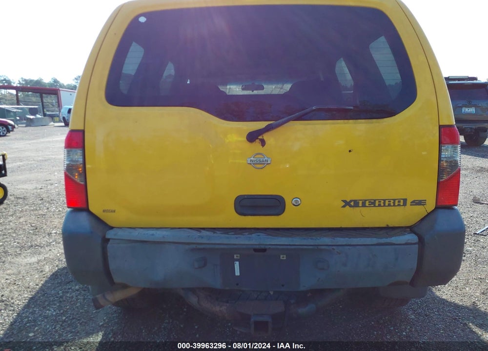 2001 NISSAN XTERRA SE VIN: 5N1ED28Y91C569988