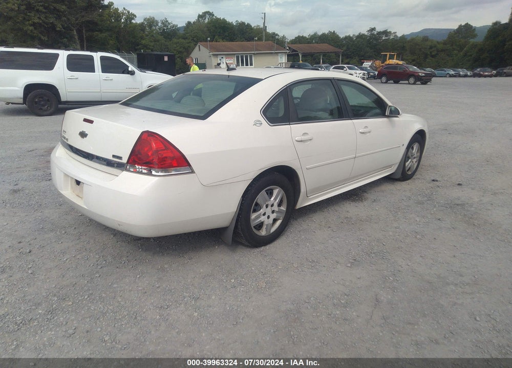 2009 CHEVROLET IMPALA LS VIN: 2G1WB57K891104805