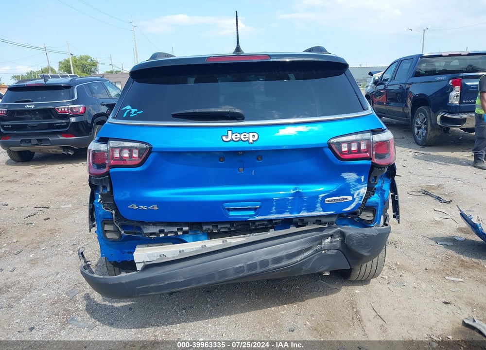 2018 JEEP COMPASS LATITUDE 4X4 VIN: 3C4NJDBB1JT456814