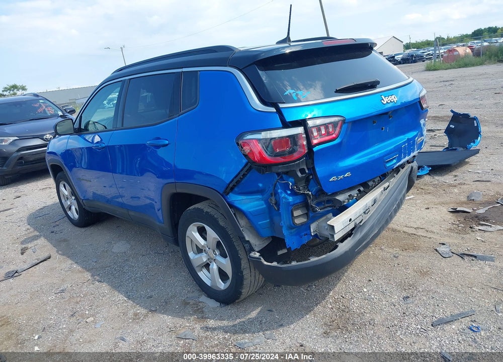 2018 JEEP COMPASS LATITUDE 4X4 VIN: 3C4NJDBB1JT456814