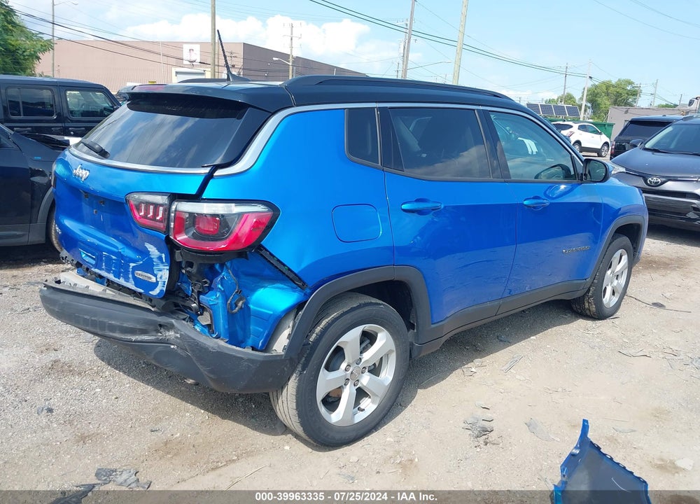 2018 JEEP COMPASS LATITUDE 4X4 VIN: 3C4NJDBB1JT456814