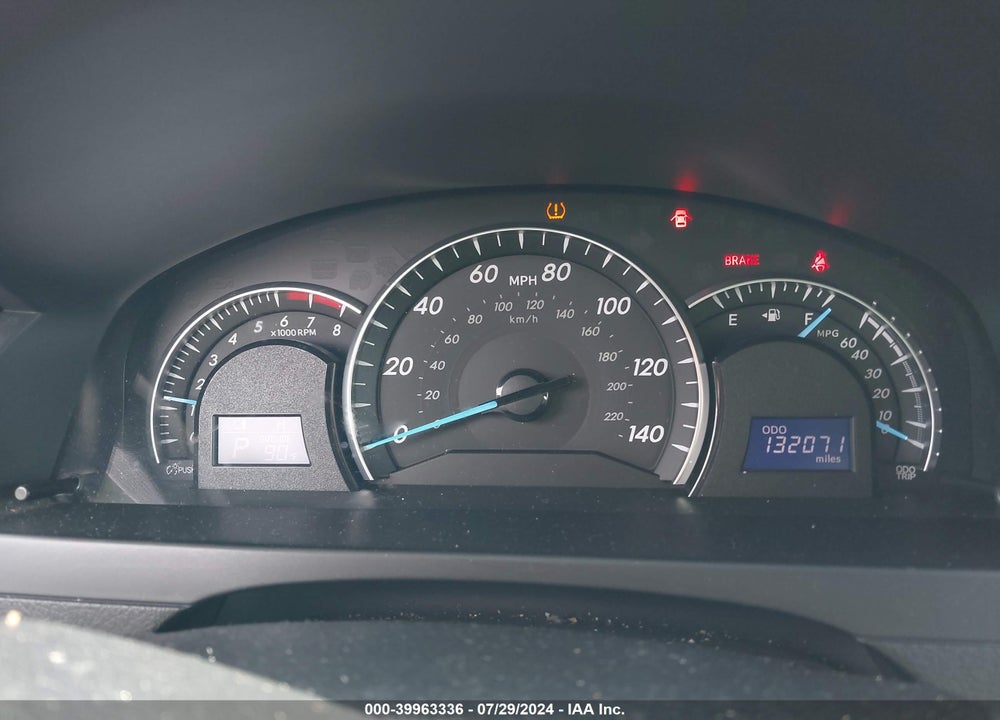 2013 TOYOTA CAMRY XLE VIN: 4T4BF1FK9DR290633