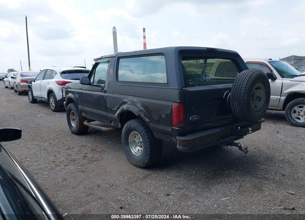 1995 FORD BRONCO U100 VIN: 1FMEU15HXSLA98109