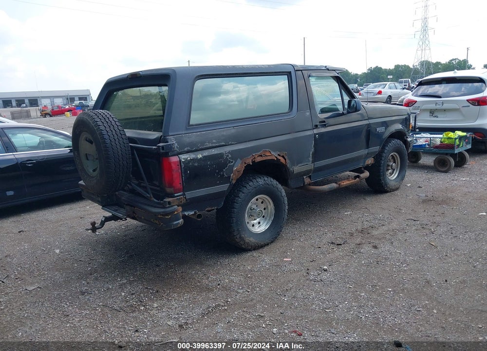 1995 FORD BRONCO U100 VIN: 1FMEU15HXSLA98109