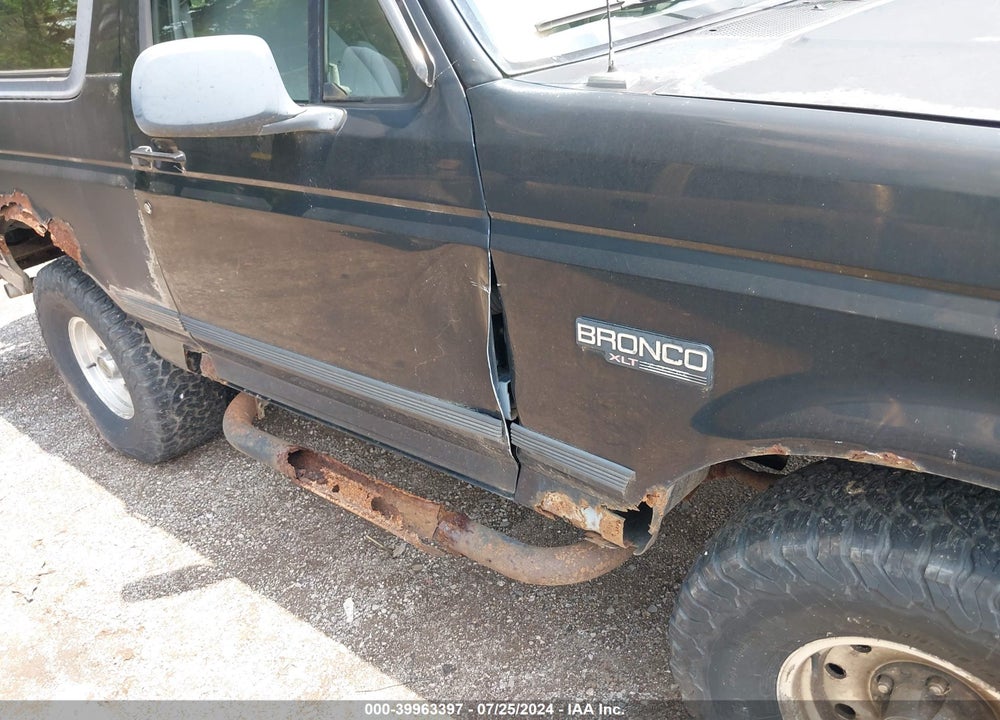 1995 FORD BRONCO U100 VIN: 1FMEU15HXSLA98109