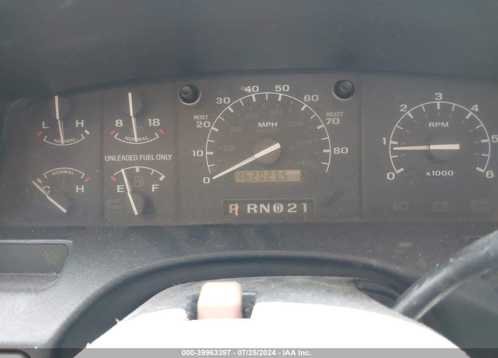 1995 FORD BRONCO U100 VIN: 1FMEU15HXSLA98109
