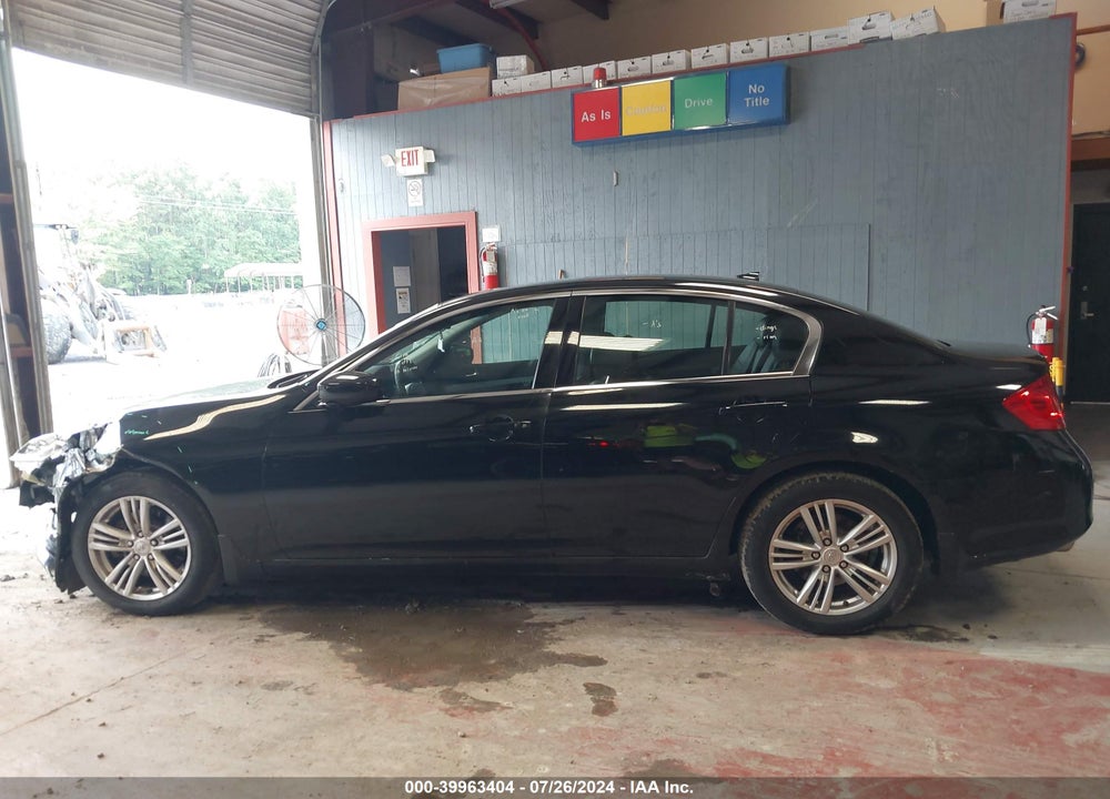 2011 INFINITI G37X VIN: JN1CV6AR2BM410697