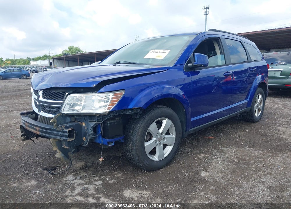 2012 DODGE JOURNEY SXT VIN: 3C4PDDBG1CT220887