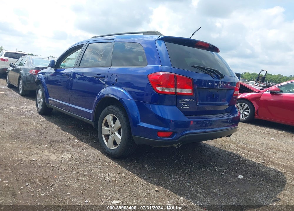 2012 DODGE JOURNEY SXT VIN: 3C4PDDBG1CT220887