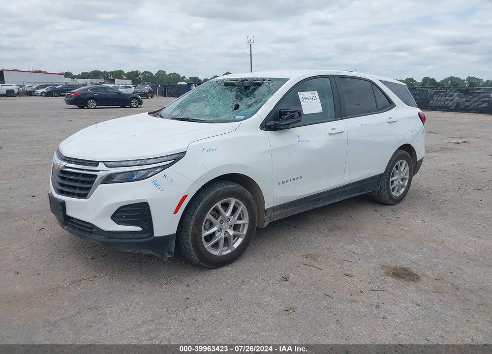 2022 CHEVROLET EQUINOX FWD LS VIN: 3GNAXHEV0NS104739