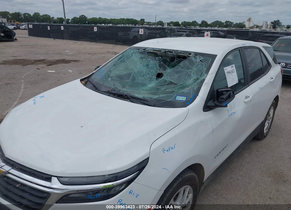 2022 CHEVROLET EQUINOX FWD LS VIN: 3GNAXHEV0NS104739