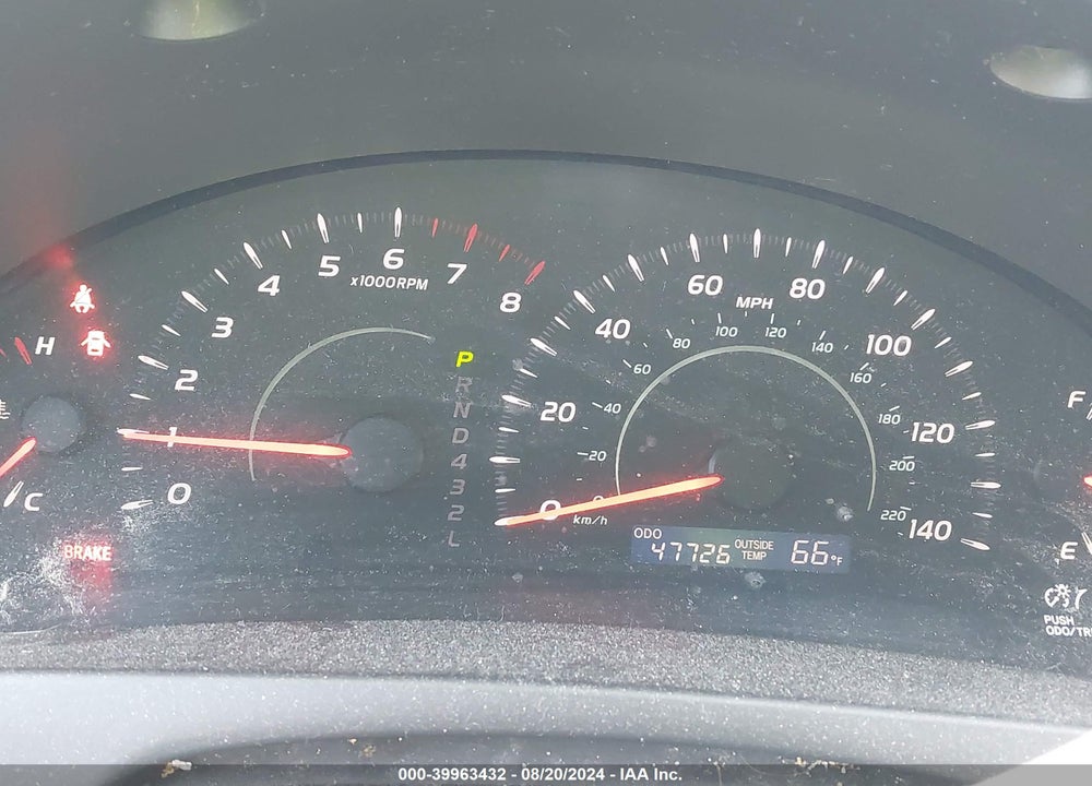 2007 TOYOTA CAMRY LE VIN: 4T1BE46K27U052044