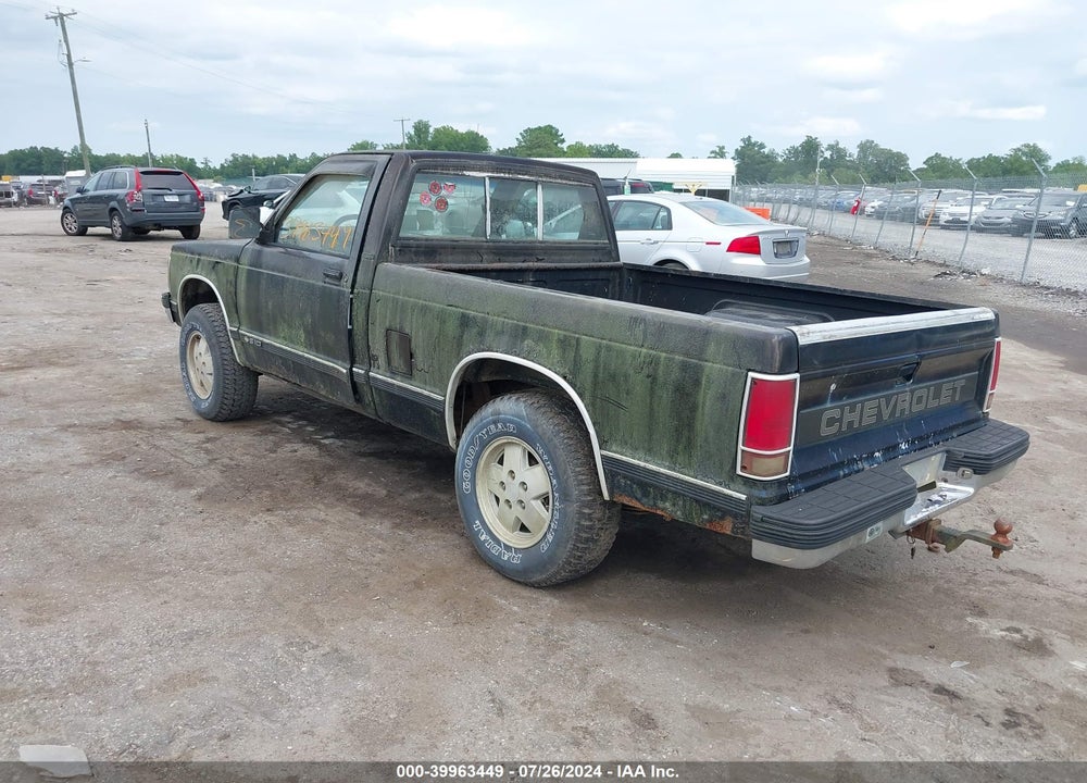 1991 CHEVROLET S TRUCK S10 VIN: 1GCCT14Z6M0143849