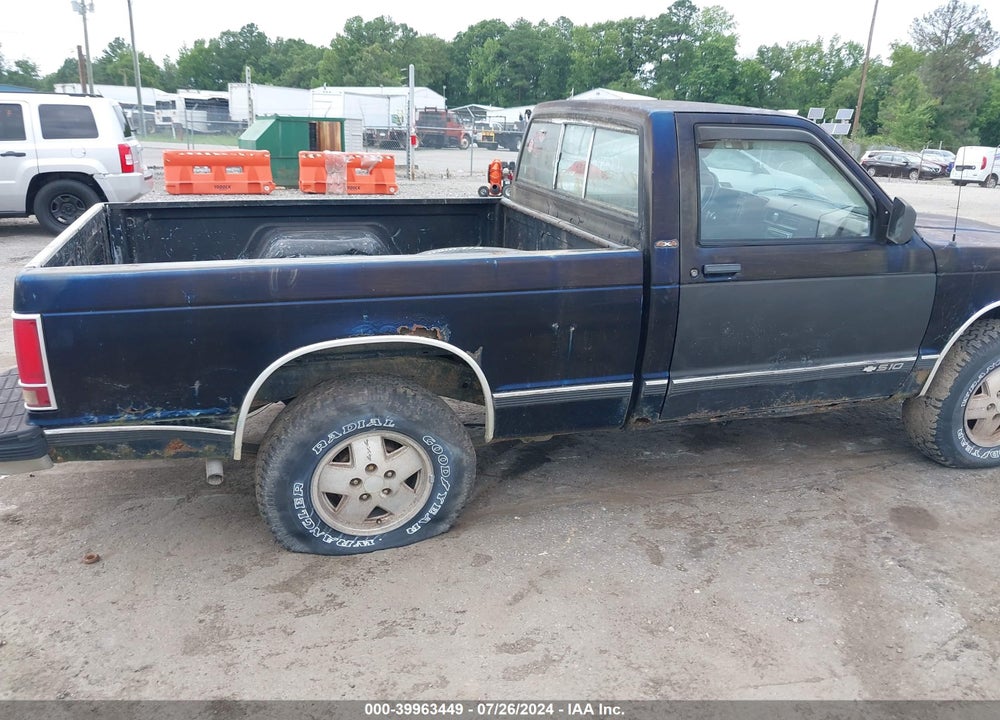 1991 CHEVROLET S TRUCK S10 VIN: 1GCCT14Z6M0143849