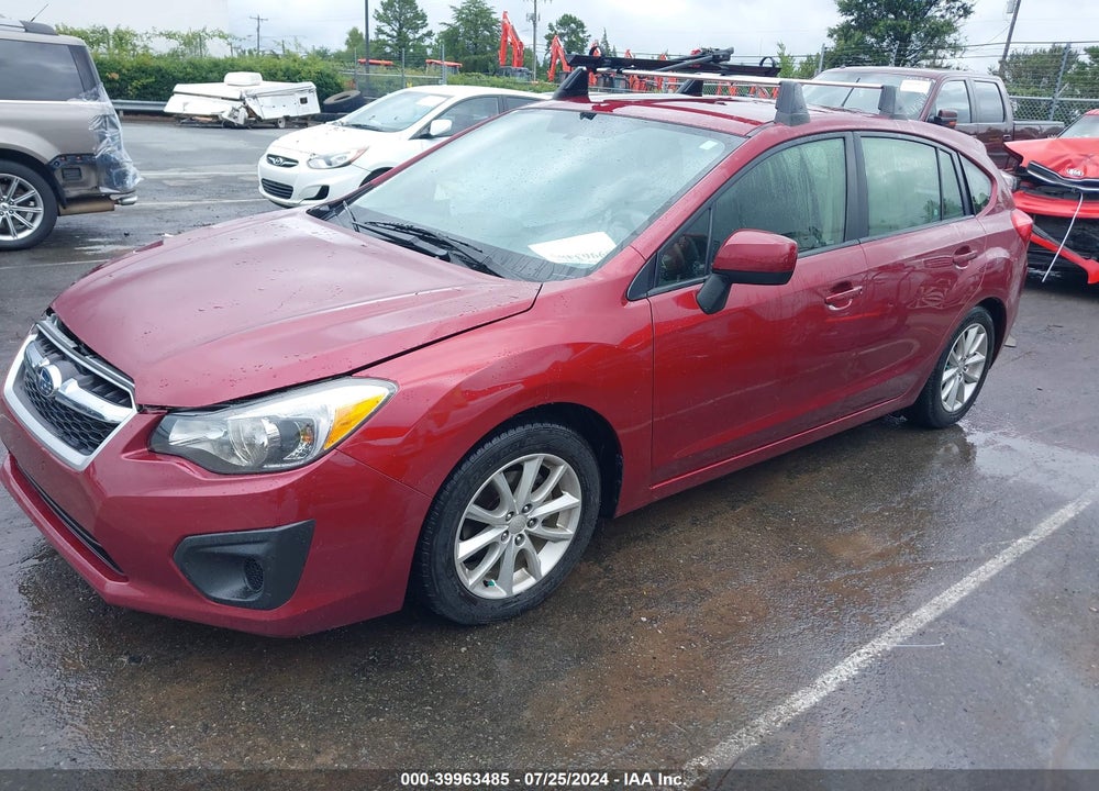 2014 SUBARU IMPREZA 2.0I PREMIUM VIN: JF1GPAC6XE8237268