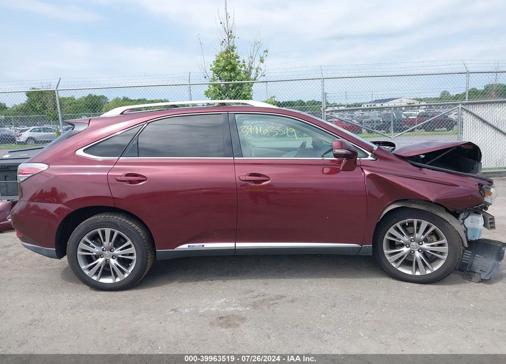 2014 LEXUS RX 450H VIN: JTJBC1BA7E2068459