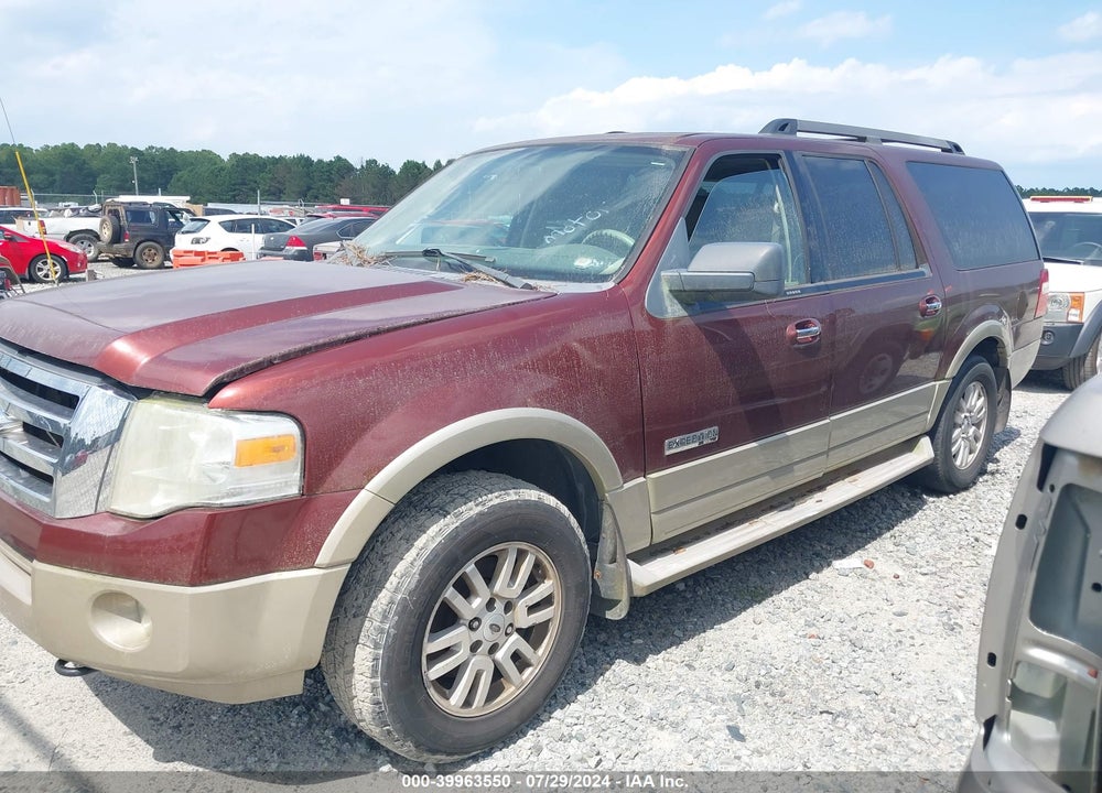 2008 FORD EXPEDITION EL EDDIE BAUER VIN: 1FMFK18528LA72088
