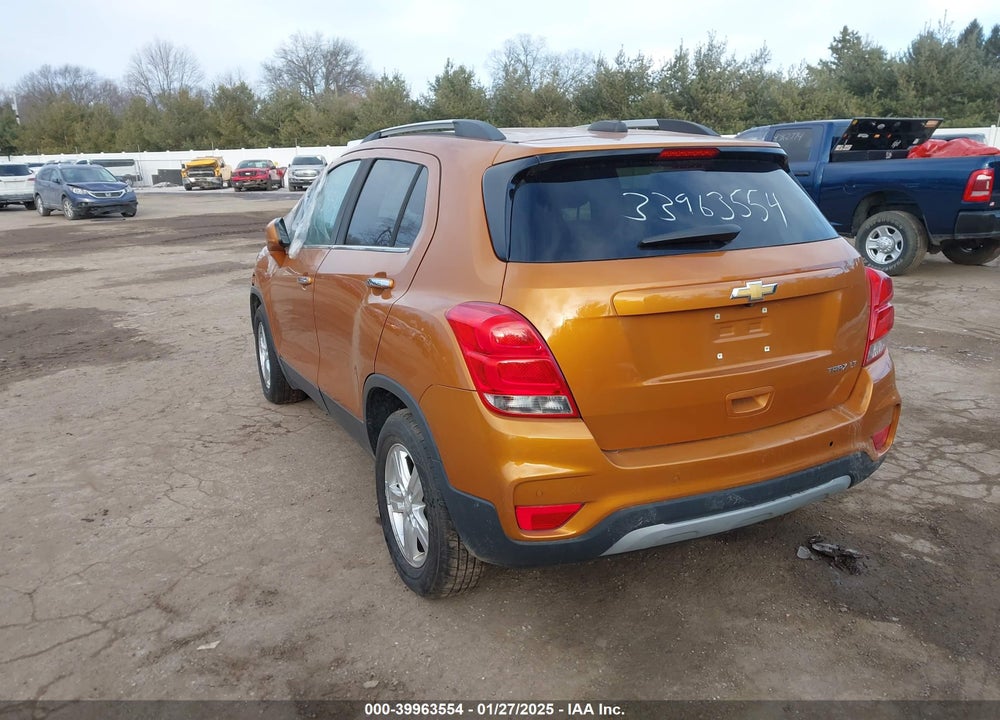 2017 CHEVROLET TRAX LT VIN: 3GNCJLSB3HL155254