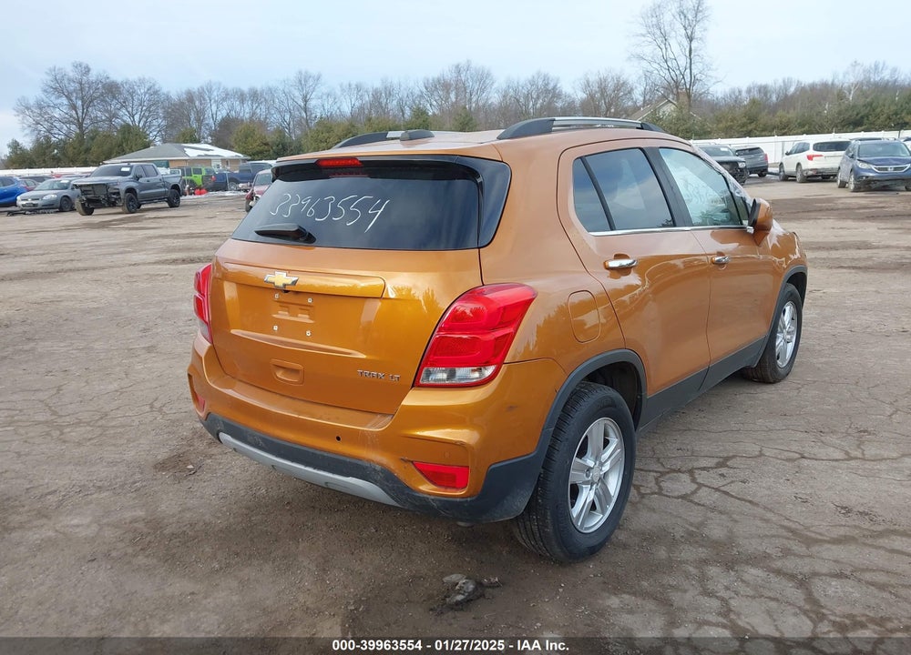 2017 CHEVROLET TRAX LT VIN: 3GNCJLSB3HL155254
