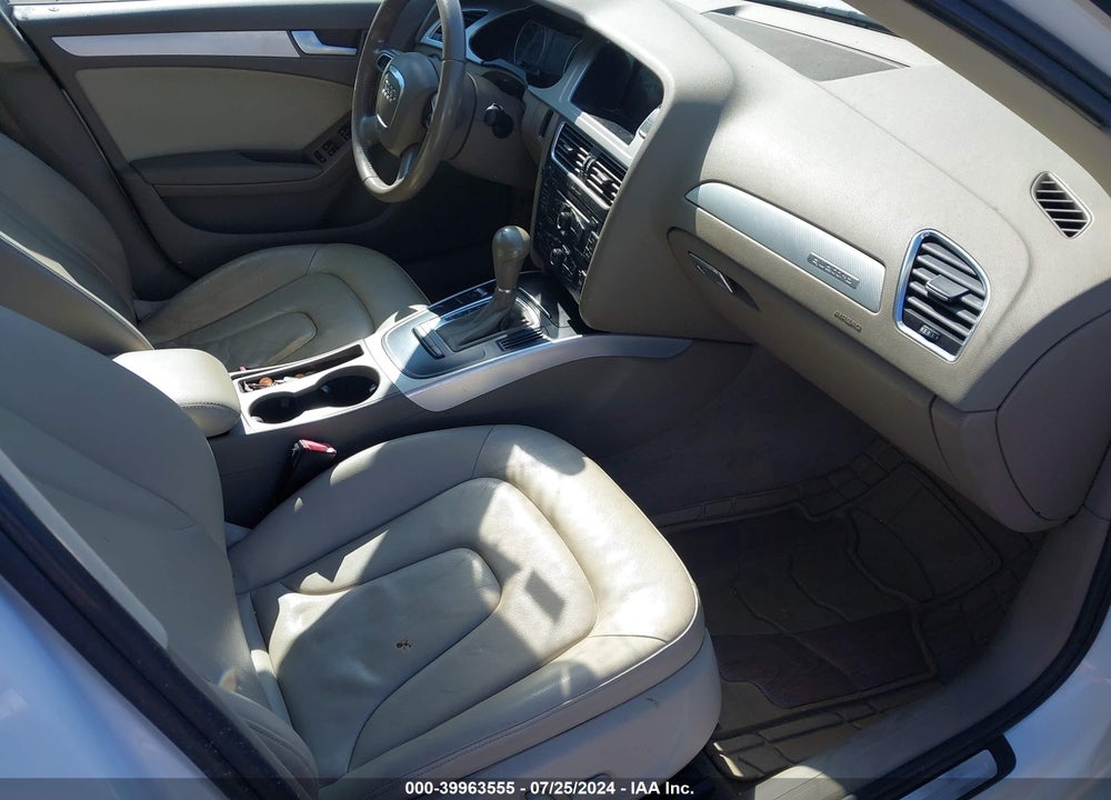 2010 AUDI A4 PREMIUM VIN: WAUBFAFL4AN043272