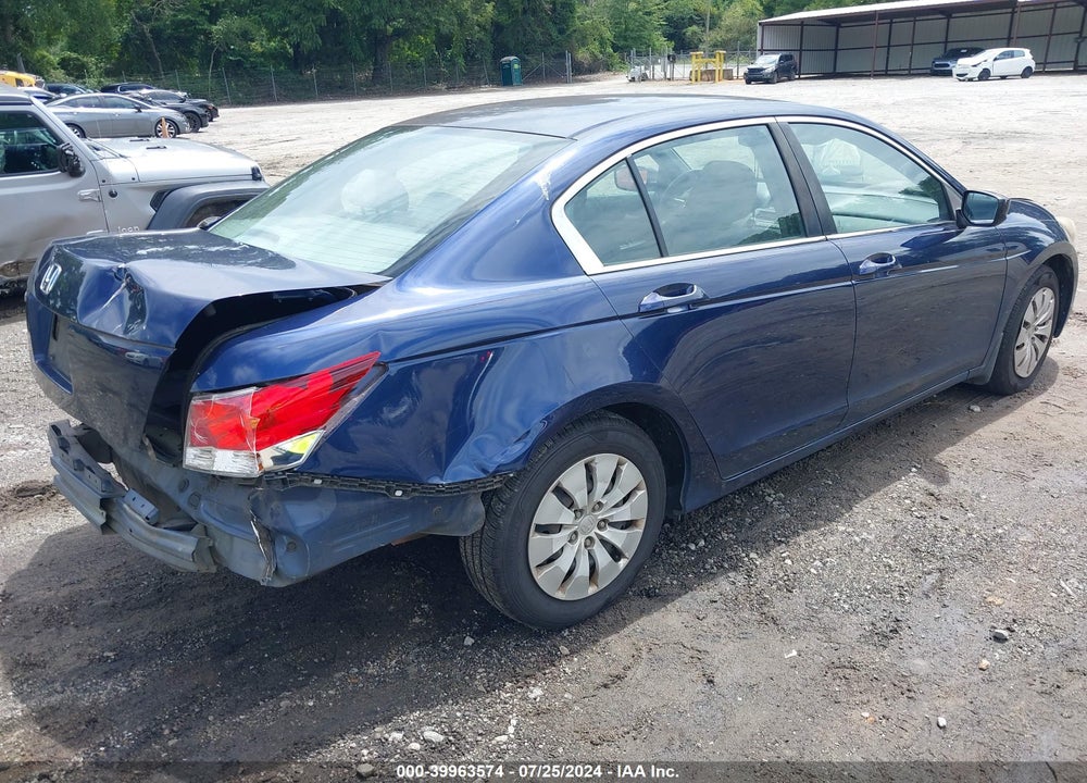 2010 HONDA ACCORD 2.4 LX VIN: 1HGCP2F3XAA130855