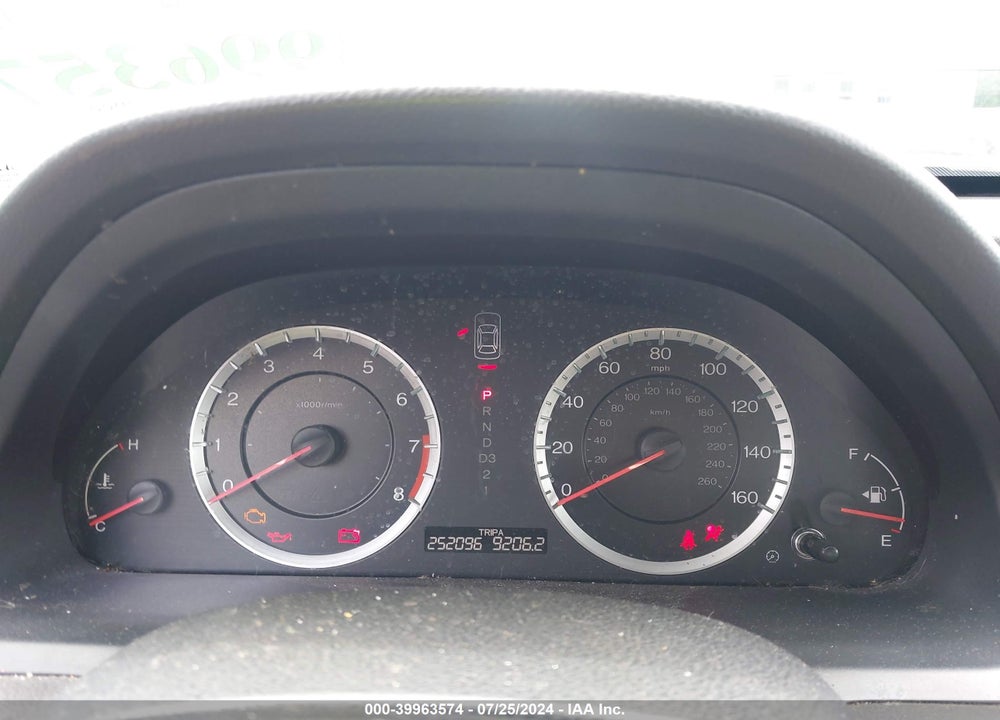 2010 HONDA ACCORD 2.4 LX VIN: 1HGCP2F3XAA130855