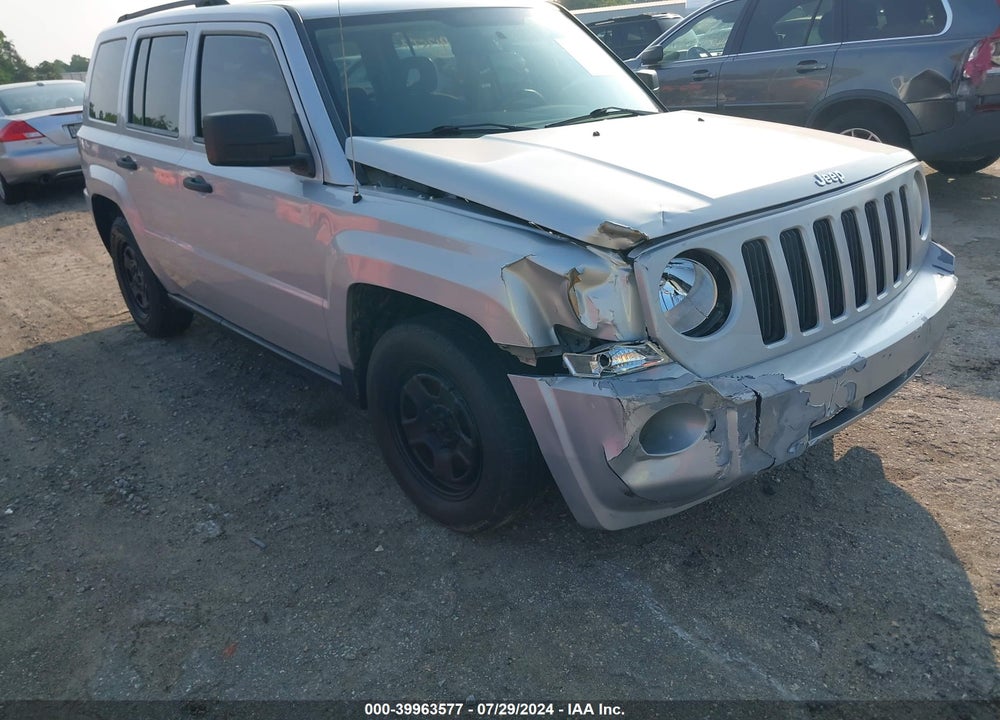 2007 JEEP PATRIOT SPORT VIN: 1J8FF28W37D395266