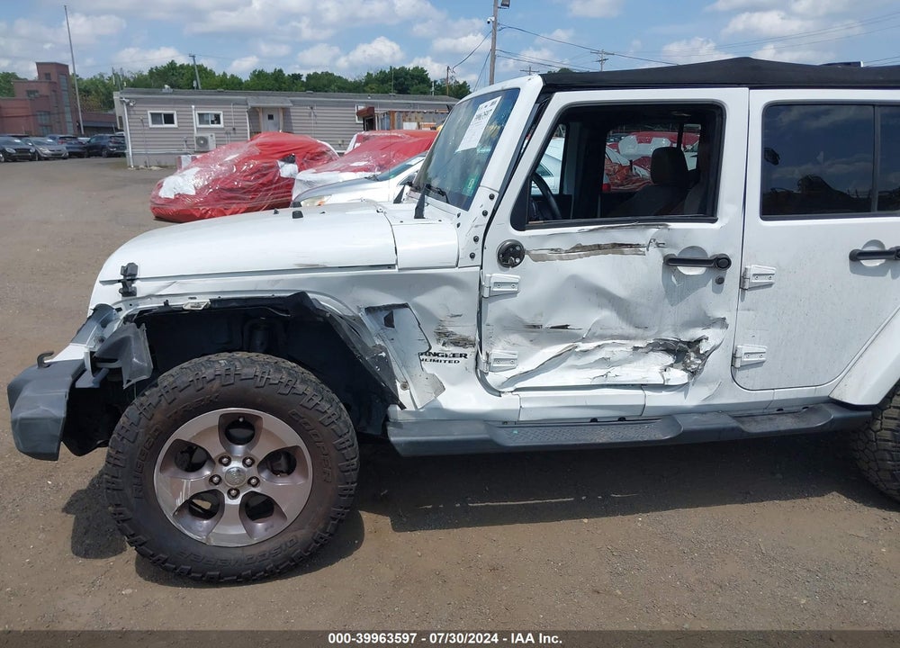 2016 JEEP WRANGLER UNLIMITED SAHARA VIN: 1C4BJWEG9GL182790