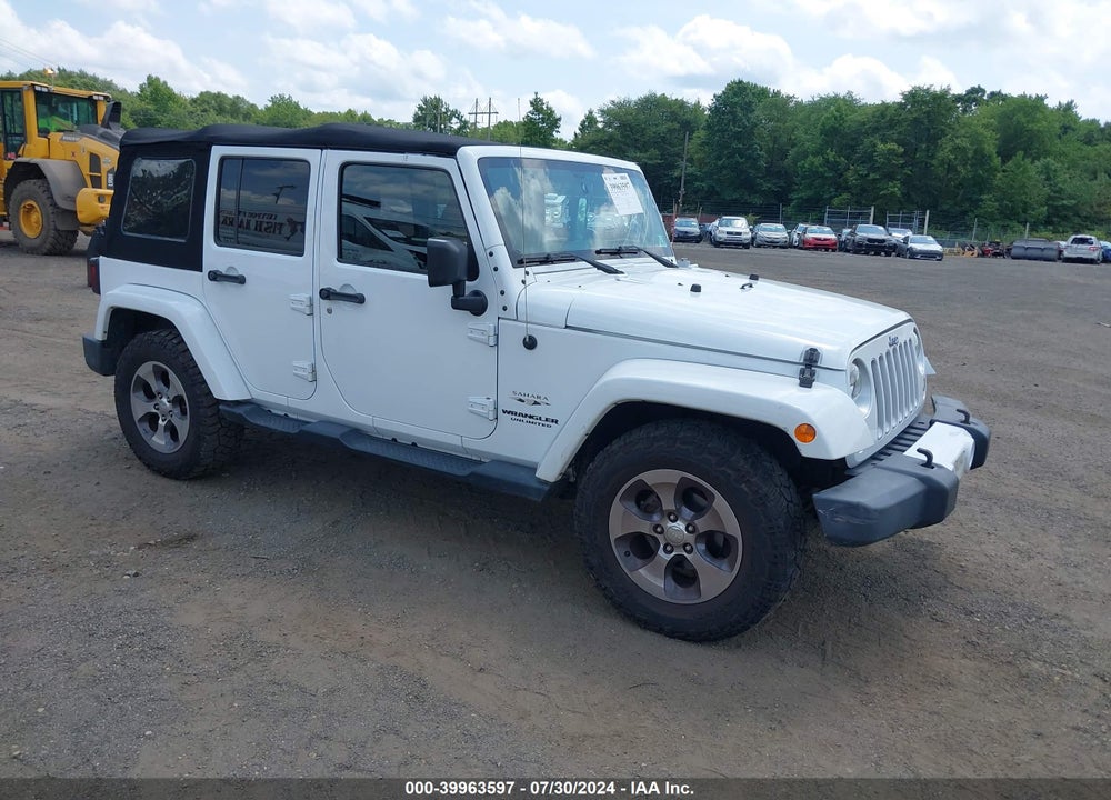 2016 JEEP WRANGLER UNLIMITED SAHARA VIN: 1C4BJWEG9GL182790