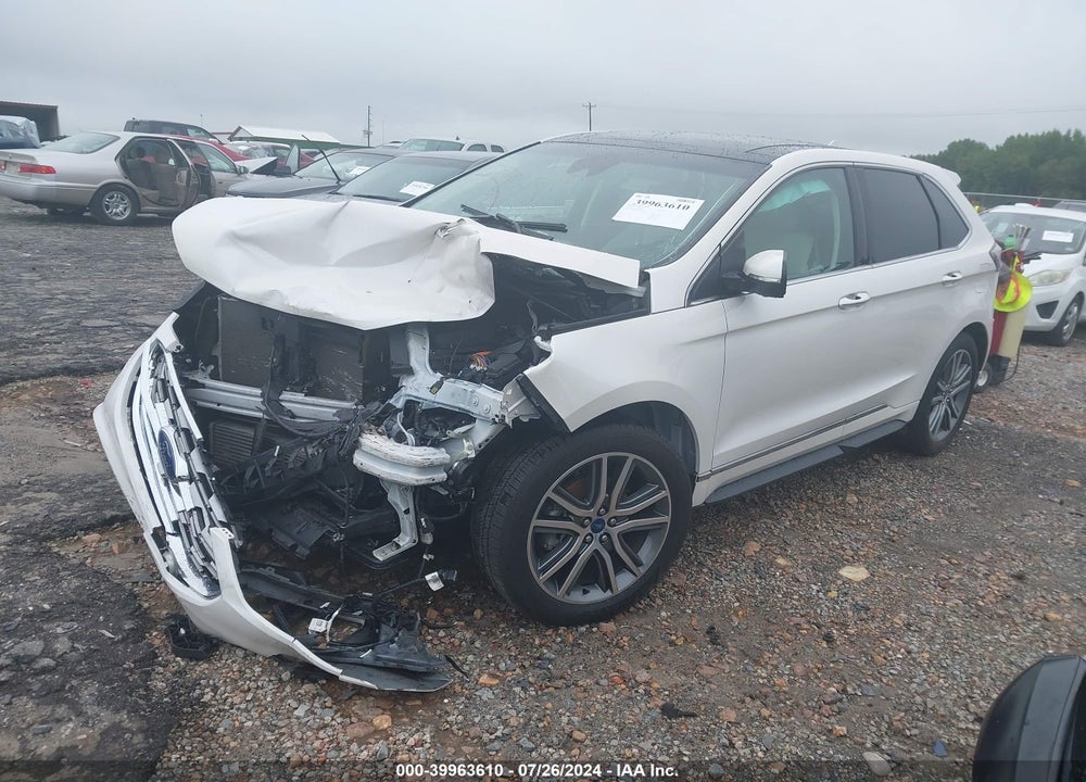 2019 FORD EDGE TITANIUM VIN: 2FMPK3K90KBC15168