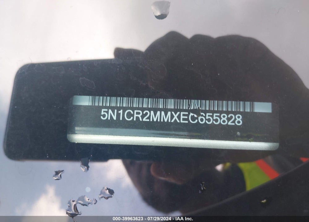 2014 NISSAN PATHFINDER HYBRID SV VIN: 5N1CR2MMXEC655828