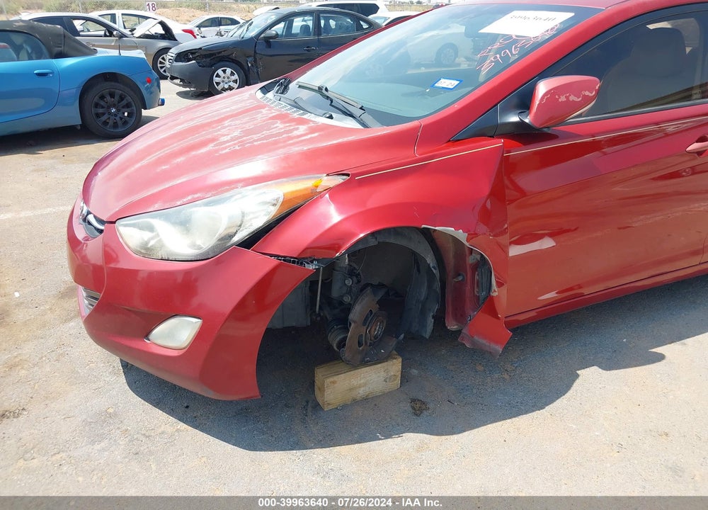 2011 HYUNDAI ELANTRA LIMITED (ULSAN PLANT) VIN: KMHDH4AE0BU148572