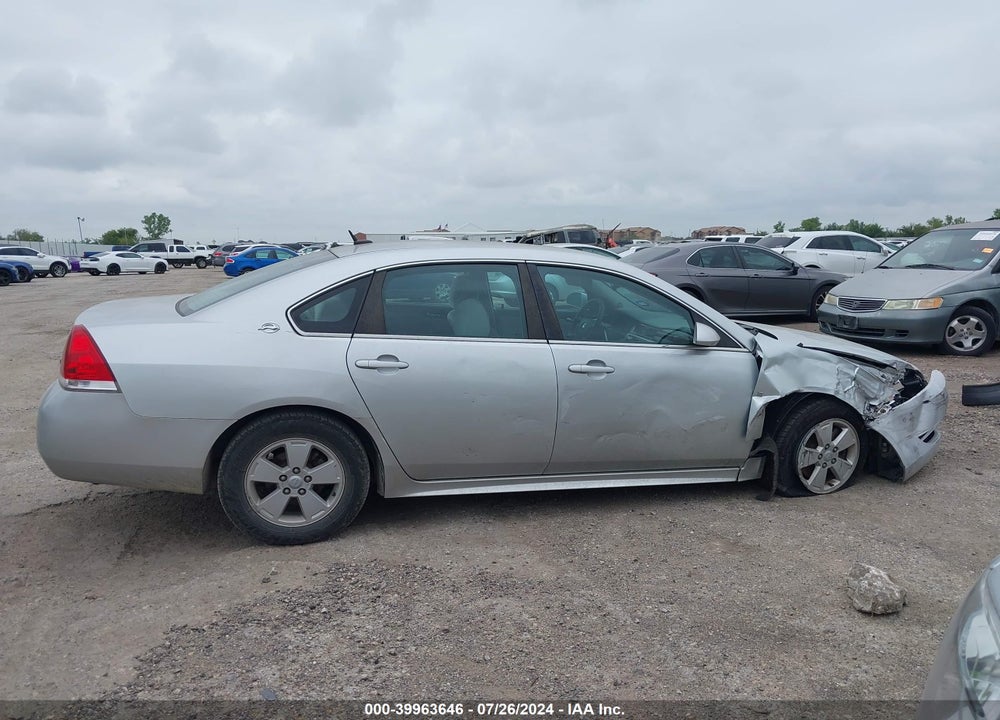 2009 CHEVROLET IMPALA LT VIN: 2G1WT57K091143708