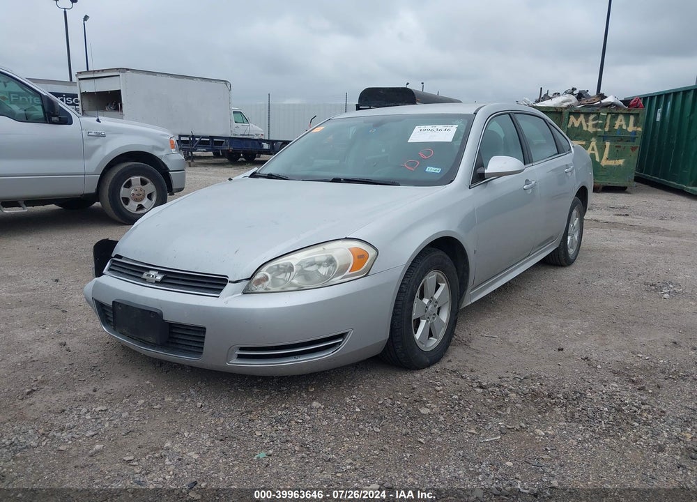 2009 CHEVROLET IMPALA LT VIN: 2G1WT57K091143708