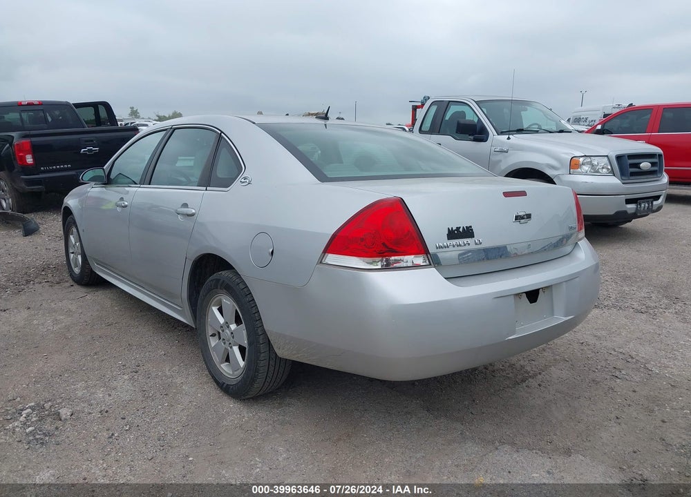 2009 CHEVROLET IMPALA LT VIN: 2G1WT57K091143708
