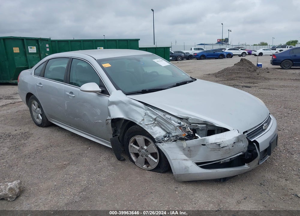 2009 CHEVROLET IMPALA LT VIN: 2G1WT57K091143708