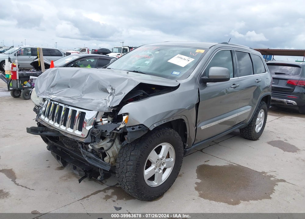 2012 JEEP GRAND CHEROKEE LAREDO VIN: 1C4RJFAG5CC250808