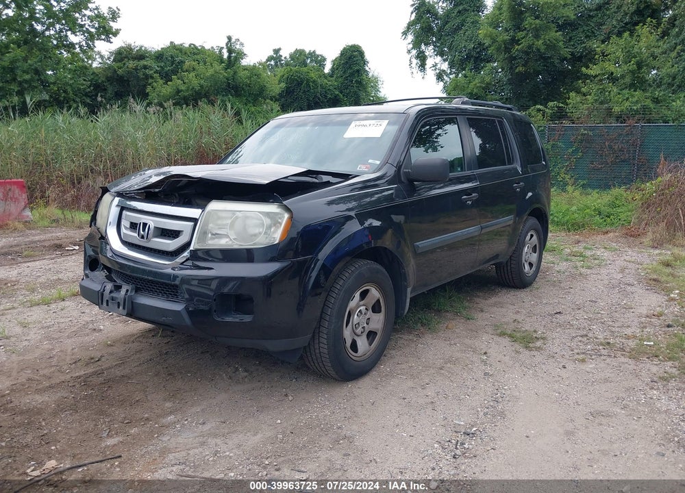 2010 HONDA PILOT LX VIN: 5FNYF3H21AB005946